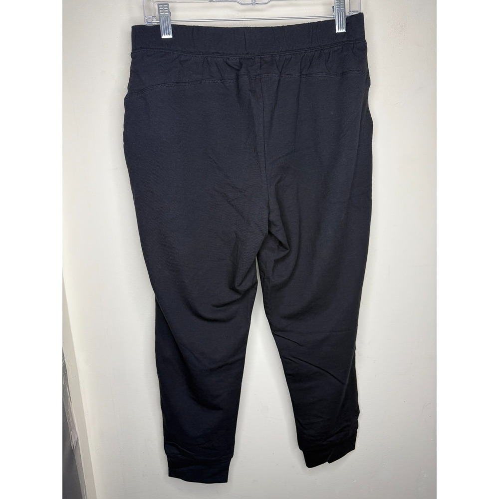 Denim & Co. Active Petite Pull-On French Terry Jogger Pants Black: PS #32" - Picture 5 of 8